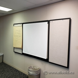 Black 2 Door Enclosed Egan Whiteboard